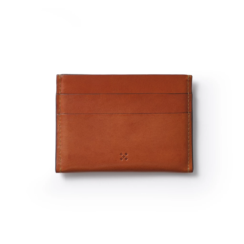 Leder Kartenhalter, Card Holder GRYP Chestnut