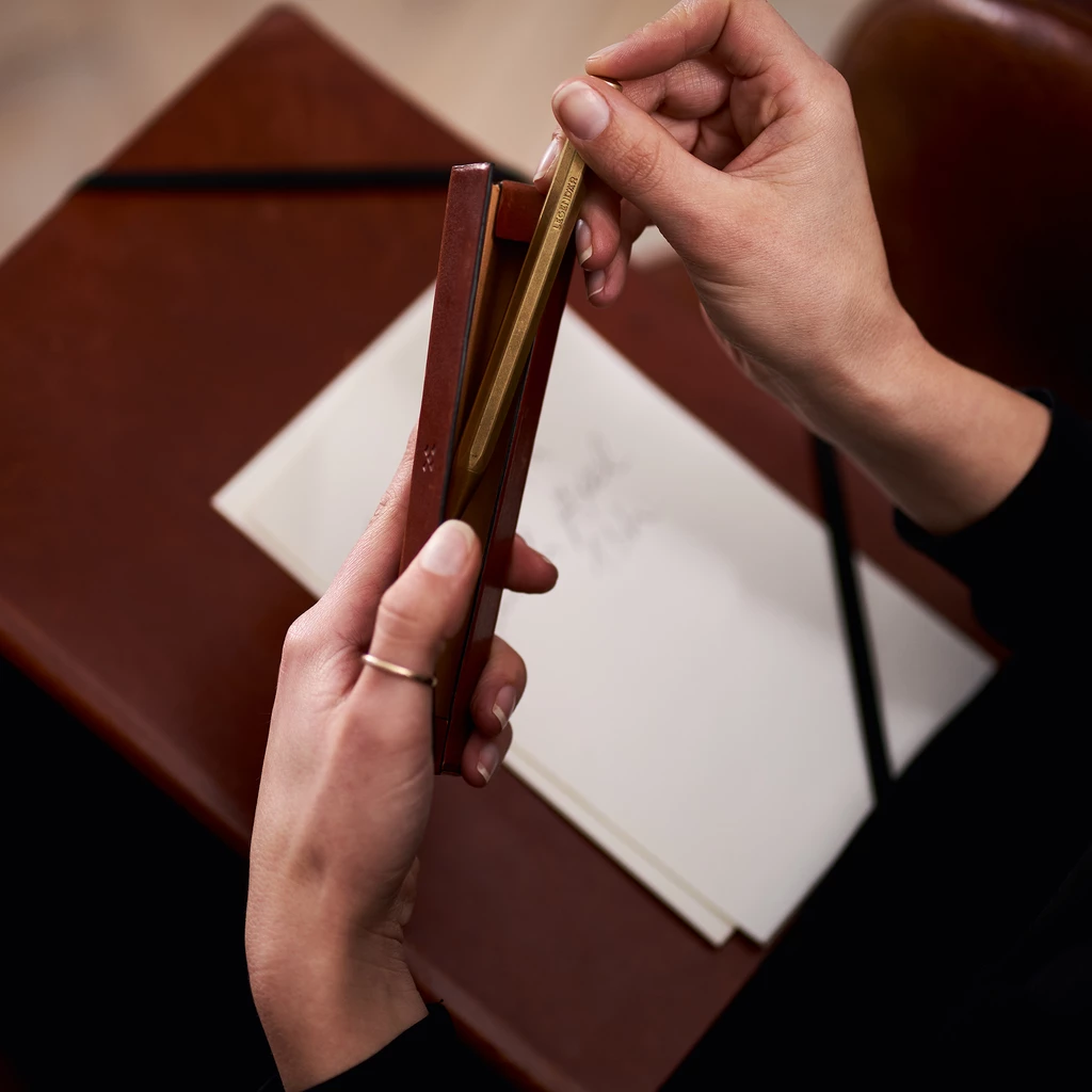 Leder Etui, Pen Case ETWEE Sleek Black