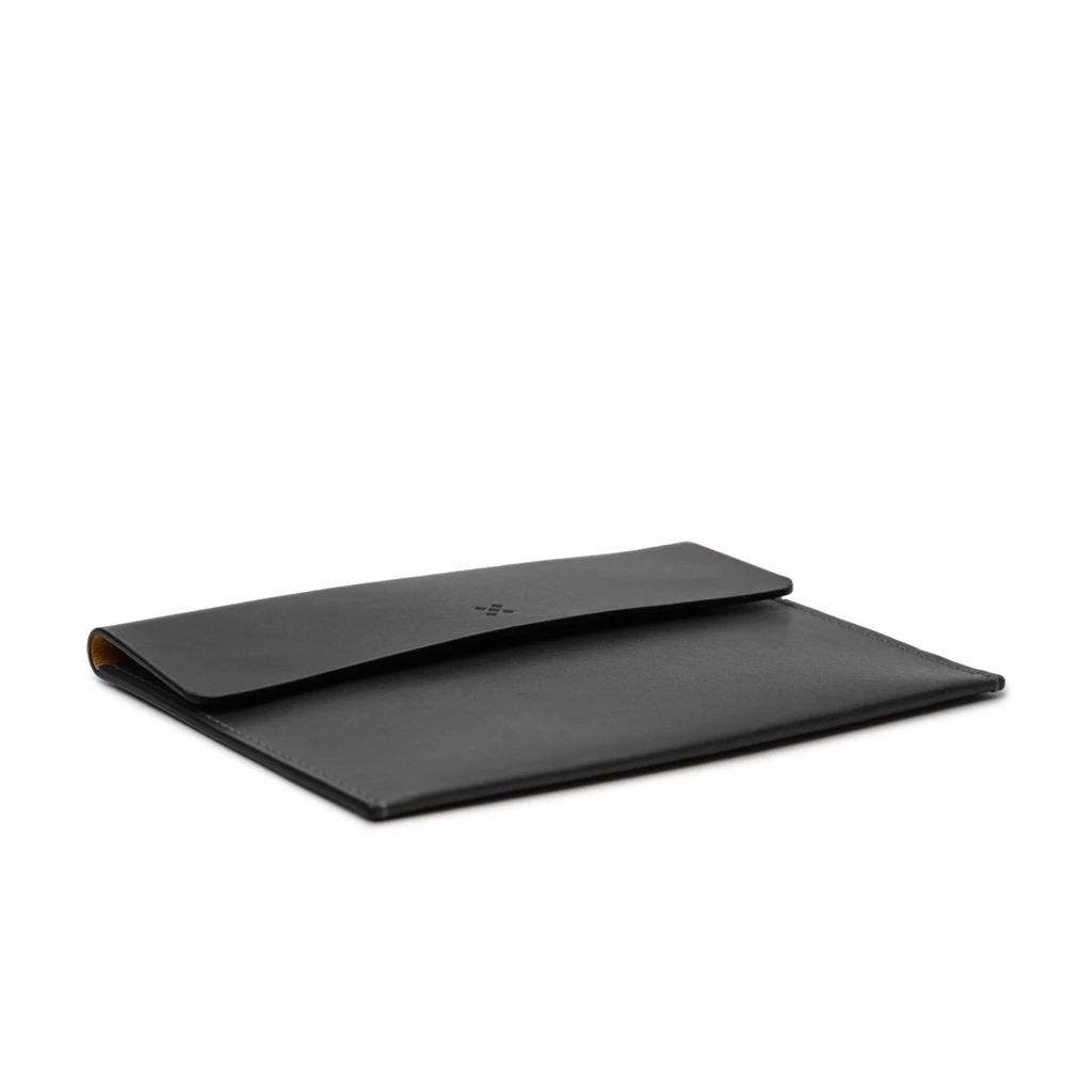 Leder Clutch, Mini Briefcase TRYP Black