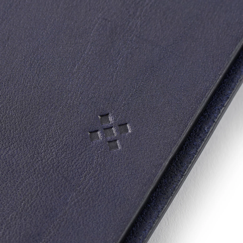Leder Mappe, Document Folder HYDE Navy