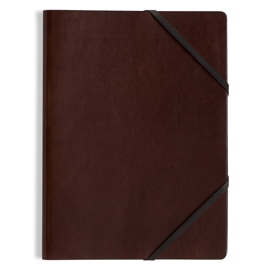 Leder Mappe, Document Folder HYDE Mokka