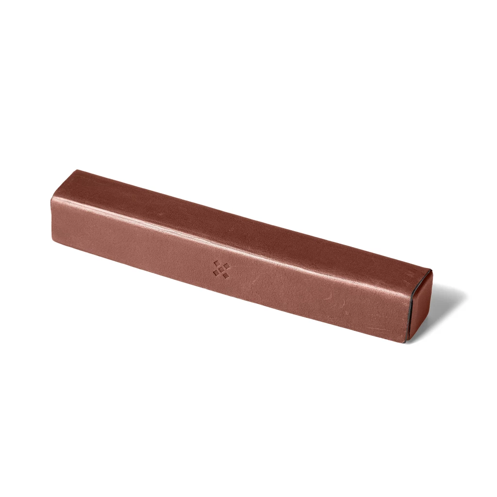 Leder Etui, Pen Case ETWEE Sleek Chestnut