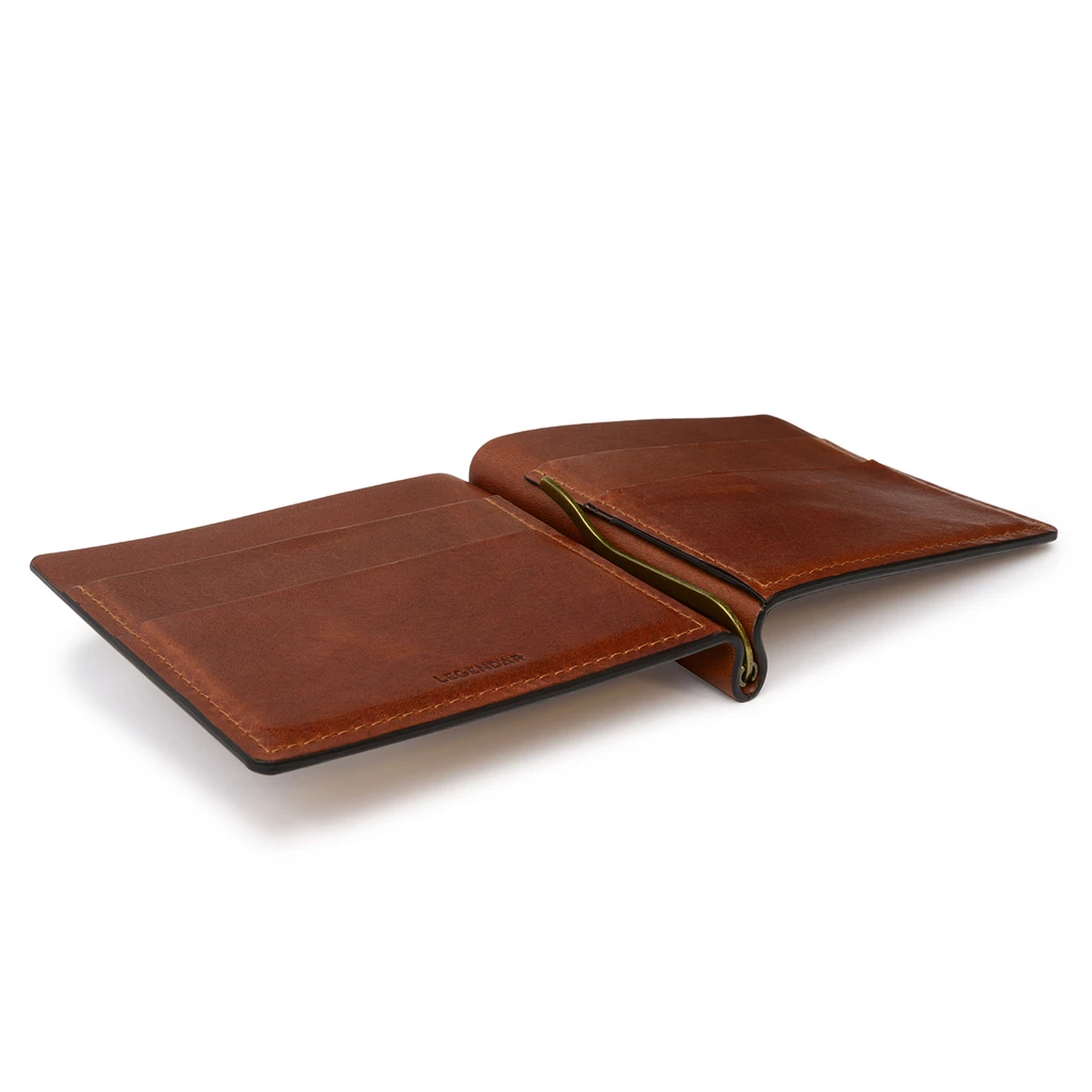Leder Portemonnaie, Leather Wallet CLYP Chestnut