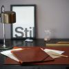 Leder Mappe, Document Folder HYDE Chestnut
