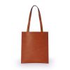 Leder Tote Bag, Leather Bag KERRY Mokka - 4