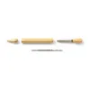 Kugelschreiber Messing kurze Edition, Brass Ballpoint Pen TWYST Short - 2
