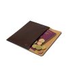 Leder Clutch, Mini Briefcase TRYP Mokka - 4