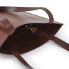 Leder Tote Bag, Leather Bag KERRY Mokka - 3
